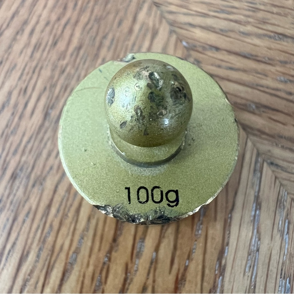 ✨ 100g Brass Calibration Weight for Physical Laboratory - Medical, Dental